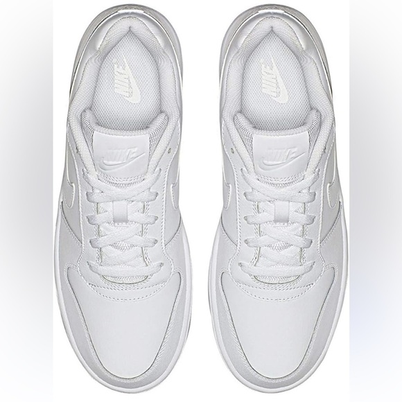 Nike Shoes - Nike All-White Ebernon Low Athletic Shoes